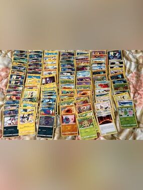 100 Pokemon Cards Lot Bulk Common Uncommon Mixed Sets No Energy